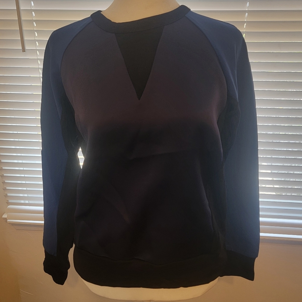 Rag & Bone Neoprene Colorblock Longsleeve Pullover - image 2